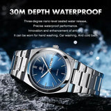 PAAZOMU Luxury Quartz Sport Men Watches Stainless Steel Wristwatch