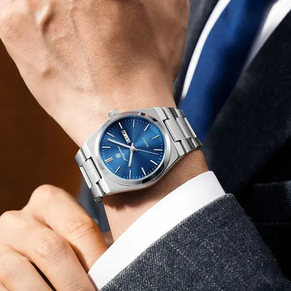 PAAZOMU Luxury Quartz Sport Men Watches Stainless Steel Wristwatch