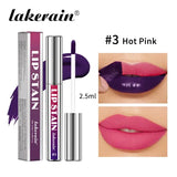 Long Lasting Waterproof Peel Off Lip Stain Pink Transfer Proof Tint