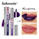 Long Lasting Waterproof Peel Off Lip Stain Pink Transfer Proof Tint