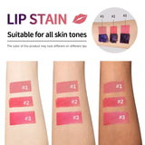 Long Lasting Waterproof Peel Off Lip Stain Pink Transfer Proof Tint