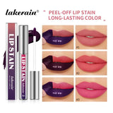 Long Lasting Waterproof Peel Off Lip Stain Pink Transfer Proof Tint