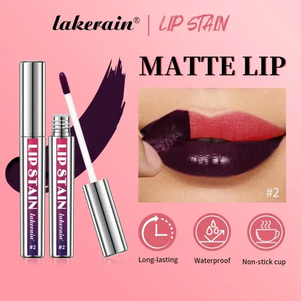 Long Lasting Waterproof Peel Off Lip Stain Pink Transfer Proof Tint
