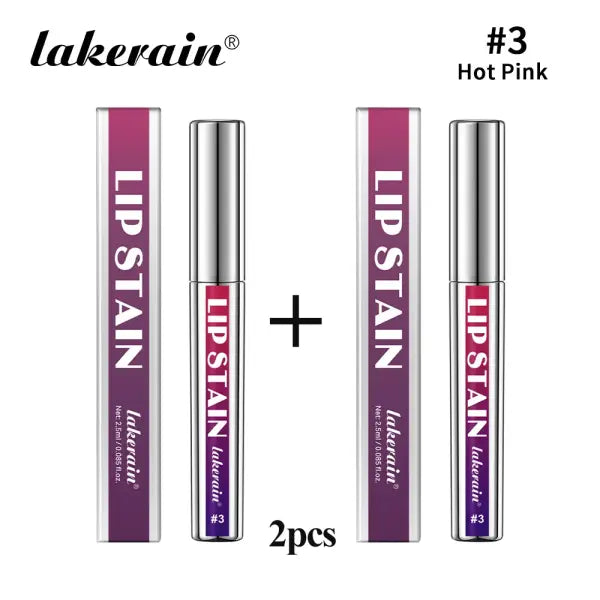 Long Lasting Waterproof Peel Off Lip Stain Pink Transfer Proof Tint