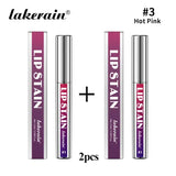 Long Lasting Waterproof Peel Off Lip Stain Pink Transfer Proof Tint