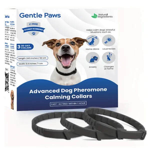 Pet Soothing Calming Collar Cat - 3Packs dog of black - Pet Medical Collars