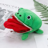 Plush Frog Coin Wallet Anime Ninja Wallet Halloween Role Playing Ninja Theme Party Gift - 1pcs