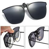 Polarized Sunglasses Clip On for Men (Square) – Night Vision Driving