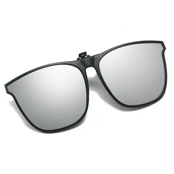 Polarized Sunglasses Clip On for Men (Square) – Night Vision Driving