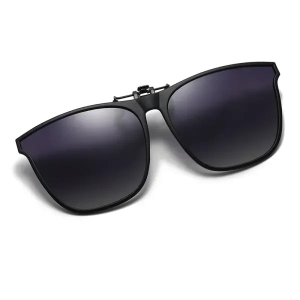 Polarized Sunglasses Clip On for Men (Square) – Night Vision Driving