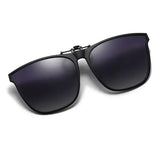 Polarized Sunglasses Clip On for Men (Square) – Night Vision Driving