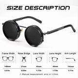 Polarized Round Sunglasses for Outdoor Adventures