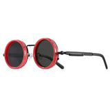 Polarized Round Sunglasses for Outdoor Adventures - C4 Red