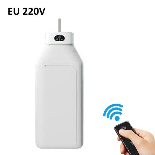 Portable Folded Electric Clothing Dryer with Remote Control 600W - EU Plug 220V