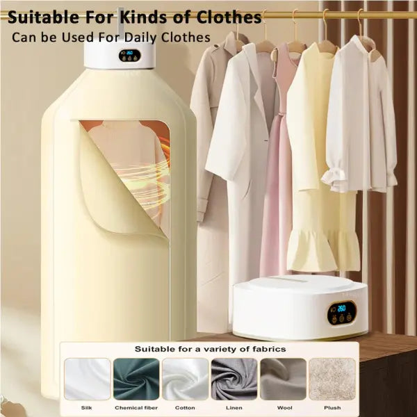 Portable Folded Electric Clothing Dryer with Remote Control 600W - EU Plug 220V