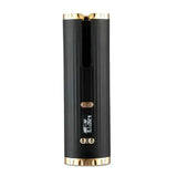 Portable Cordless Rechargeable Hair Curler for Effortless Styling - Striped black / USB - Beauty