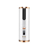 Portable Cordless Rechargeable Hair Curler for Effortless Styling - White / USB - Beauty