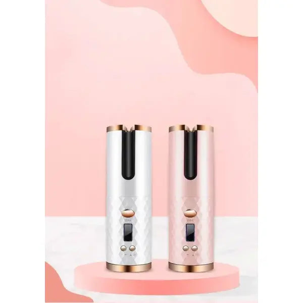 Portable Cordless Rechargeable Hair Curler for Effortless Styling - Beauty