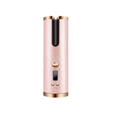 Portable Cordless Rechargeable Hair Curler for Effortless Styling - Pink / USB - Beauty