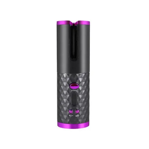 Portable Cordless Rechargeable Hair Curler for Effortless Styling - Black / USB - Beauty