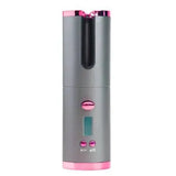Portable Cordless Rechargeable Hair Curler for Effortless Styling - Pinkgrey / USB - Beauty