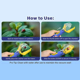 Portable Insect Catcher Handheld Push Trap for Safe Release