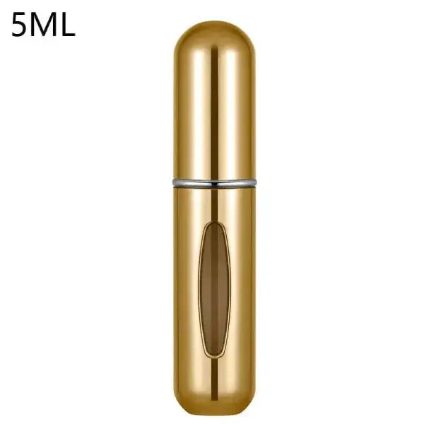 Portable Perfume Atomizer for Your Travel Fragrance Companion - 5ml-Bright Gold