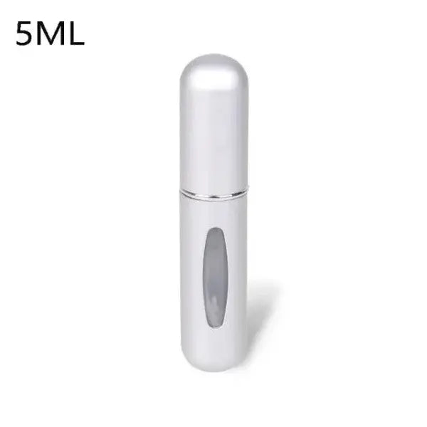 Portable Perfume Atomizer for Your Travel Fragrance Companion - 5ml-Matte Silver