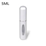 Portable Perfume Atomizer for Your Travel Fragrance Companion - 5ml-Matte Silver