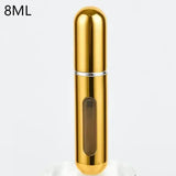 Portable Perfume Atomizer for Your Travel Fragrance Companion - 8ml-Bright Gold