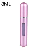 Portable Perfume Atomizer for Your Travel Fragrance Companion - 8ml-Matte Pink