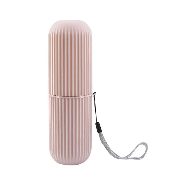 Portable Toothbrush Protect Holder PP Travel Camping Storage - Pink