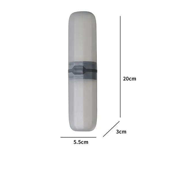 Portable Toothbrush Protect Holder PP Travel Camping Storage - style C Black