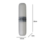 Portable Toothbrush Protect Holder PP Travel Camping Storage - style C Black