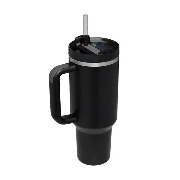 Premium Stainless Steel Vacuum Coffee Cup Insulated Tumbler - Black / 1200ML / 1PC - Coffee Cup Tumbler