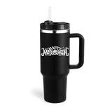 Premium Stainless Steel Vacuum Coffee Cup Insulated Tumbler - Halloween Cream black / 1200ML / 1PC - Coffee Cup Tumbler