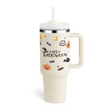 Premium stainless steel vacuum coffee cup with Halloween designs
