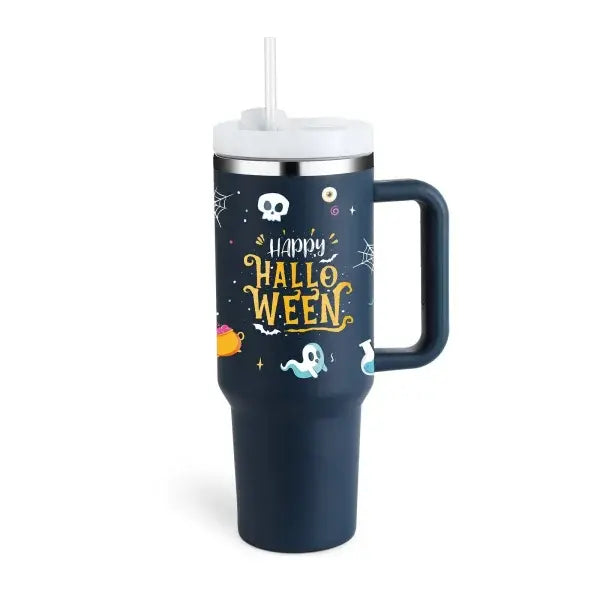Premium Stainless Steel Vacuum Coffee Cup Insulated Tumbler - Halloween dark Blue B / 1200ML / 1PC - Coffee Cup Tumbler