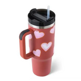 Premium Stainless Steel Vacuum Coffee Cup Insulated Tumbler - Pink / 1200ML / 1PC - Coffee Cup Tumbler