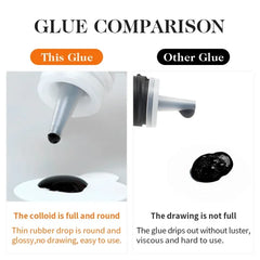 Professional 5ml Eyelash Glue – Fast Drying & Strong Adhesive for Lash Extensions - Himpall