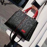 Leather Casual Crossbody Handbag Large Capacity Travel Tote