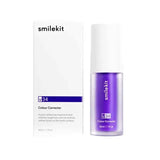 Purple Toothpaste for Effective Stain Removal and Whitening - v34 Smilekit 30ml