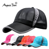 Quick-Dry Sports Baseball Cap – Snapback Mesh Patchwork Hiking & Running Hat - Himpall