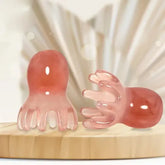 Resin Octopus Scalp Massager & Hair Care Comb – 5-Claw Meridian Scraping Tool for Head Relaxation Gua Sha Acupuncture