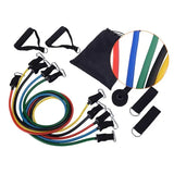 Resistance Band Set with Soft Foam Handles and Ankle Straps