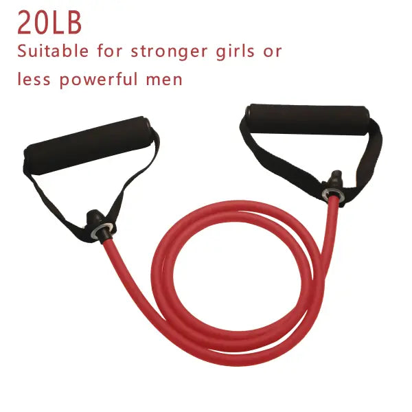 Resistance Bands Exercise Bands Rubber Strength Training Equipment - 20LB