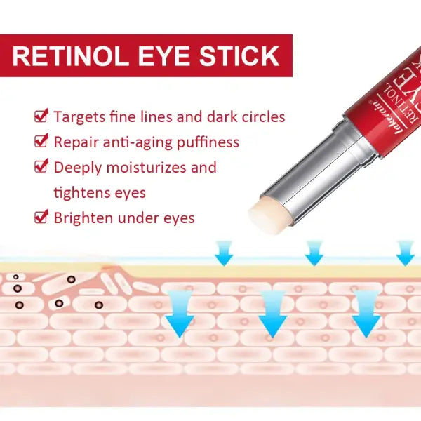 Retinol Eye Cream Stick 3g Anti-Aging Dark Circle Lightening Serum