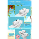Reverse Water Gun Tactical Mini Sprayer for Summer Prank Pool Fights