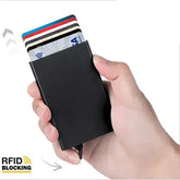 Smart Wallet Slim Men and Women Metal Card Holder