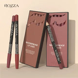 Waterproof Lip Liner Pencil Set 6 Piece Matte Long Lasting Precise